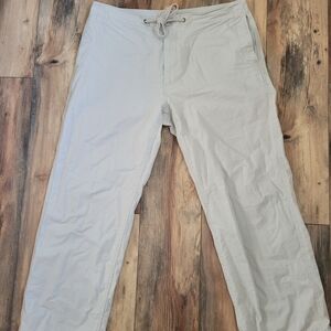 GAP Light Gray Women's Drawstring Chinos